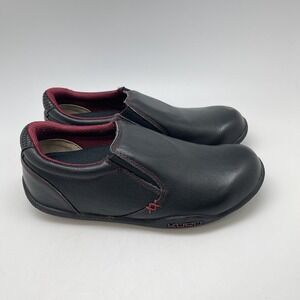 Kuru Loafers Womens 8.5 Black Kivi Leather Slip On Comfort Work Orthopedic Shoes